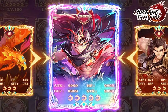 Mỗi vị tướng theo phong cách truyện tranh huyền huyễn Trung Quốc.