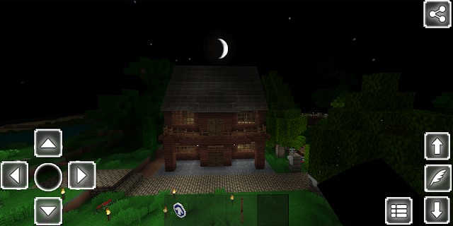 Ban đêm trong Multi Block Craft là thời gian bạn đối mặt với nhiều mối nguy hiểm