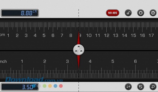 Thước kẻ trên Multi Measures 2