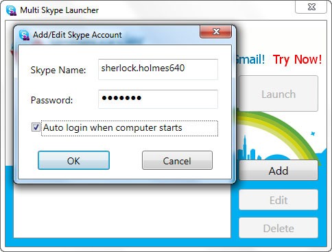 Multi Skype Launcher