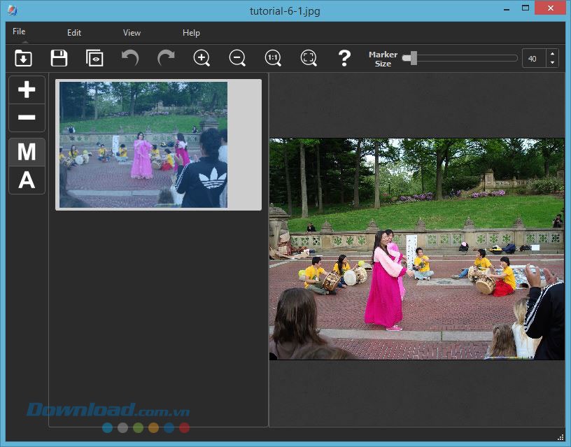 Giao diện Multi-View Inpaint