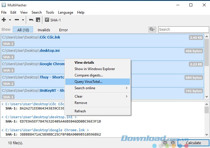 Các lựa chọn khác