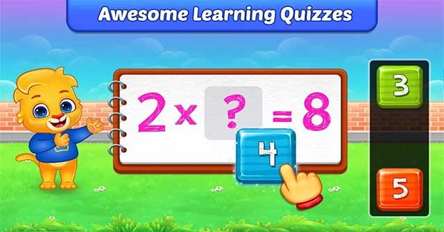 Multiplication Kids là ứng dụng học phép nhân vui nhộn, đầy màu sắc và miễn phí