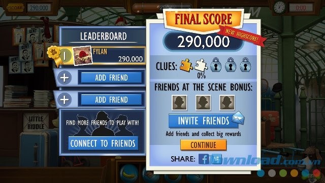 Tính điểm cuối bàn chơi