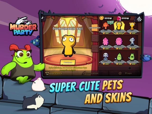 Các con pet đáng yêu và skin độc đáo