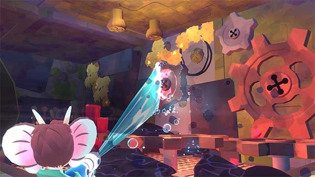 Sử dụng súng nước để làm sạch các môi trường