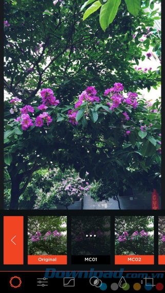 Sửa ảnh bằng preset có sẵn