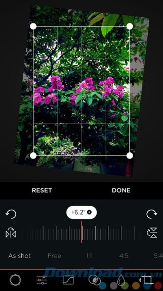 Cắt lật ảnh tùy ý