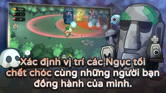 Chinh phục ngục tối cùng các bạn nấm, đánh bại trùm và nhận kho báu
