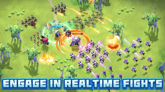 Tham gia các trận chiến thời gian thực dữ dội