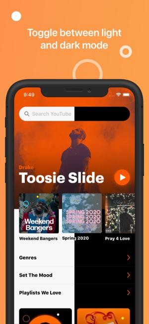 Bật tắt chế độ dark mode