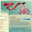 Music Girl - Mẫu Blog Âm Nhạc Tuyệt Vời