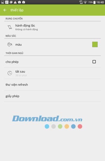 Các thiết lập cơ bản trong Music Player by mytechnosound