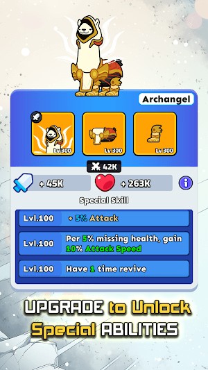 Nâng cấp để mở khóa các khả năng đặc biệt