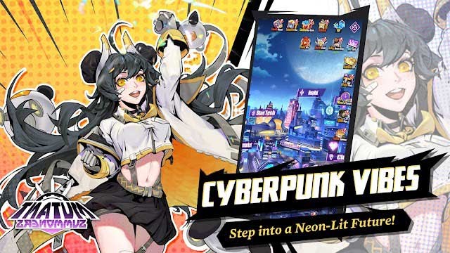 Mutant Summoners lấy bối cảnh thế giới tương lai phong cách cyberpunk