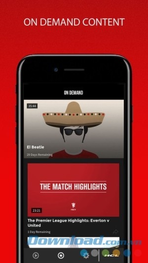 MUTV cho iOS xem nội dung theo yêu cầu