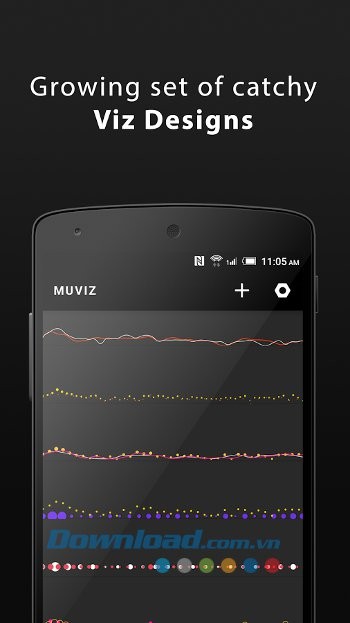 Chọn kiểu thanh Viz theo ý thích