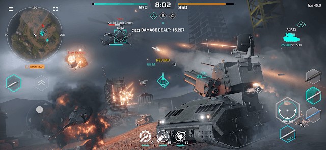 Tham gia vào các trận bắn tăng hoành tráng, bùng nổ trong game MWT: Tank Battles