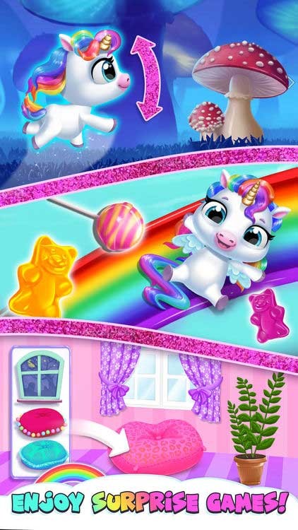 Chơi các trò chơi vui nhộn với bé kỳ lân trong My Little Unicorn