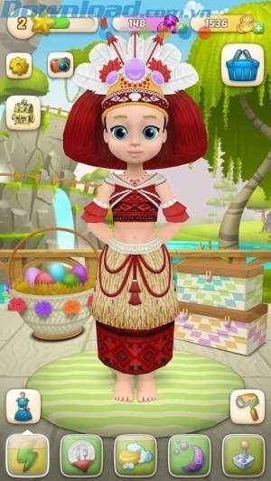 Mặc quần áo tuyệt đẹp