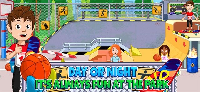 Tham gia nhiều hoạt động giải trí ngoài công viên