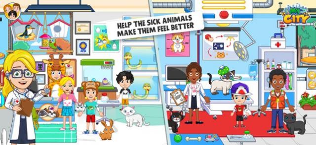 Chăm sóc, điều trị cho những con thú dễ thương