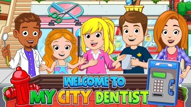 Trở thành nha sĩ và khám phá thành phố trong game My City: Dentist visit