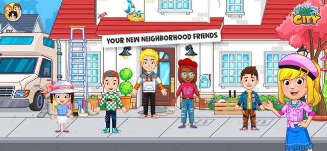 Ghé thăm nhà bạn bè và tìm hiểu nhiều điều thú vị trong game My City : Friend's House