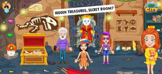 Khám phá ngôi nhà của ông bà trong game My City : Grandparents Home