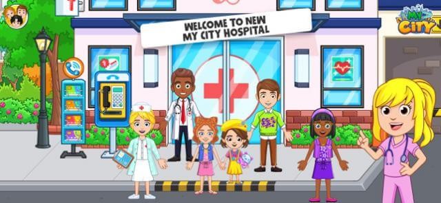 Bé khám phá những điều thú vị ở bệnh viện trong game My City Hospital