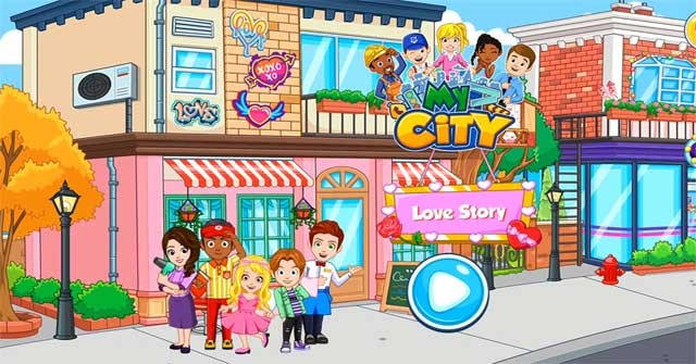 Viết nên câu chuyện tình yêu của riêng bé trong game My City: Love Story