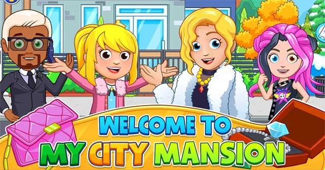 Khám phá một biệt thự sang trọng trong thành phố của My City: Mansion cho Android