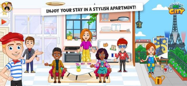 Ở trong các căn hộ mang phong cách kiến trúc Pháp