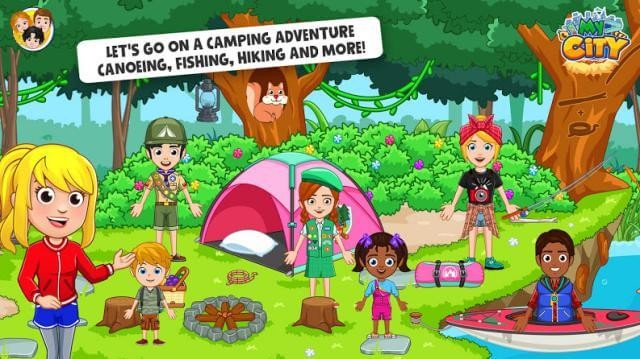 Tận hưởng chuyến cắm trại vui vẻ trong game My City : Wildlife Camping