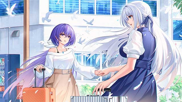 My College Picture with Them là game visual novel lãng mạn bối cảnh đại học