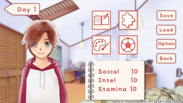 Tăng chỉ số của nhân vật để dẫn tới các kết thúc khác nhau trong My Dear Love