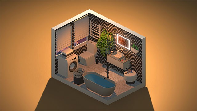 Thiết kế phòng tắm hiện đại và sáng tạo với Bathroom DLC