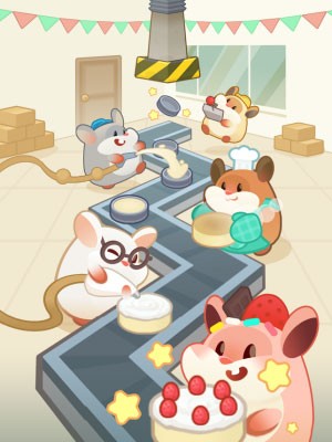 My Factory Cake Tycoon cho bạn quản lý nhà máy bánh ngọt cùng những ocn chuột