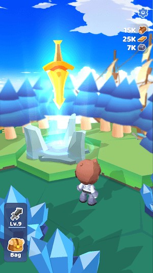 Thanh kiếm huyền thoại đang chờ bạn kế thừa trong My Home Planet