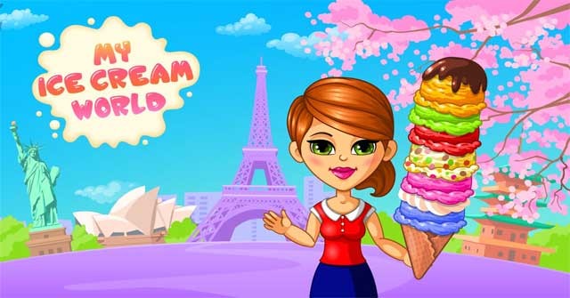 Tạo ra những cây kem mát lạnh ở khắp mọi nơi trên thế giới trong game My Ice Cream World
