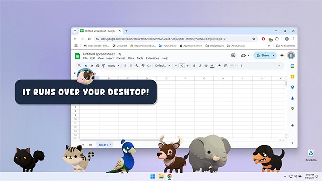 Nuôi đàn pet ảo dễ thương trên màn hình máy tính với My Little Friends - Desktop Edition