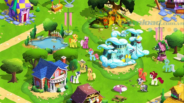 Giao diện game My Little Pony