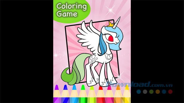 Ứng dụng tô màu My Little Pony Coloring Book
