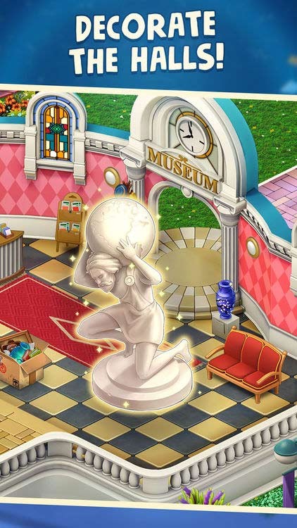 Trang trí đại sảnh và mọi căn phòng trong My Museum Story