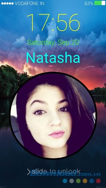 My Name Lock Screen cho Android gồm nhiều hình nền HD