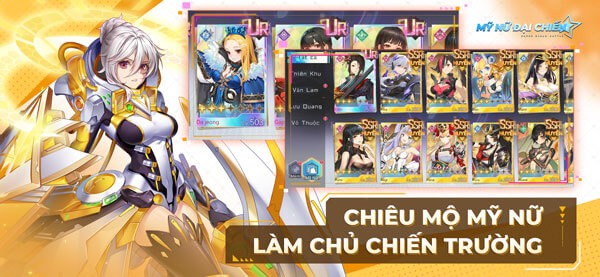 Chiêu mộ mỹ nữ, làm chủ chiến trường