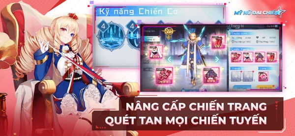 Nâng cấp chiến trang, quét tan mọi chiến tuyến