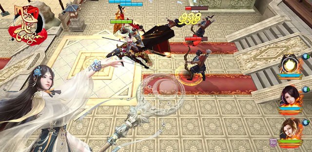 Phong cách nhập vai đấu tướng thể thức đối chiến tự do cuốn hút.