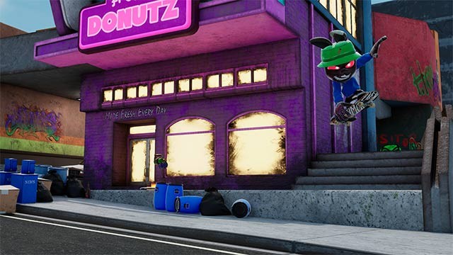 Trượt ván, tương tác xã hội và vẽ graffiti cùng thú cưng nổi loạn