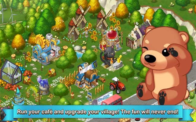 Điều hành quán cà phê và phát triển ngôi làng của bạn trong My Pet Village
